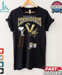 Vanderbilt Commodores Snoopy Painting Shirt
