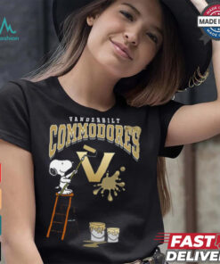 Vanderbilt Commodores Snoopy Painting Shirt, hoodie, sweater, long sleeve and tank top Vanderbilt Commodores Snoopy Painting Shirt