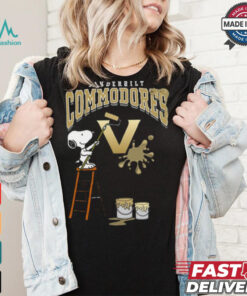 Vanderbilt Commodores Snoopy Painting Shirt, hoodie, sweater, long sleeve and tank top Vanderbilt Commodores Snoopy Painting Shirt