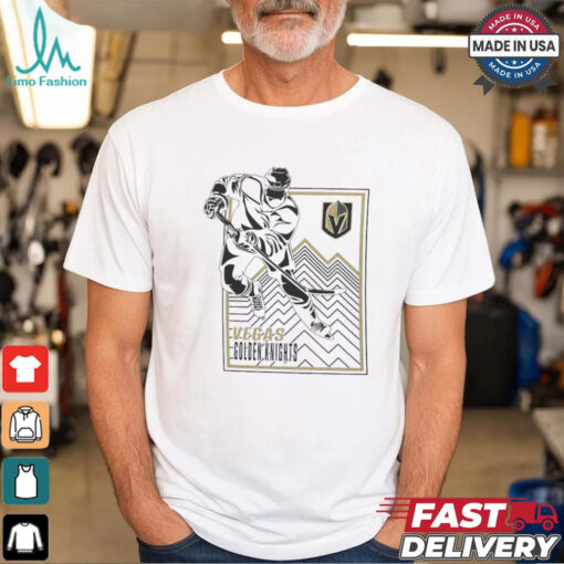 Vegas Golden Knights Starter White Player Grid T Shirt