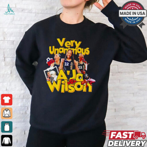 Very Unanimous A’Ja Wilson MVP Basketball Star shirt
