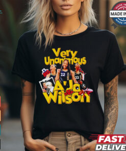 Very Unanimous A’Ja Wilson MVP Basketball Star shirt