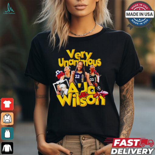 Very Unanimous A’Ja Wilson MVP Basketball Star shirt