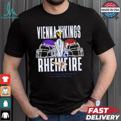 Vienna Vikings vs Rhein Fire September 22 2024 Veltins Arena Gelsenkirchen T Shirt