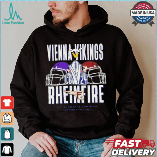 Vienna Vikings vs Rhein Fire September 22 2024 Veltins Arena Gelsenkirchen T Shirt