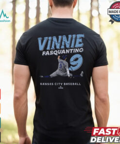 Vinnie Pasquantino #9 Kansas City Baseball Slide t shirt