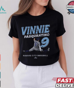 Vinnie Pasquantino #9 Kansas City Baseball Slide t shirt