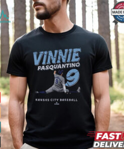Vinnie Pasquantino #9 Kansas City Baseball Slide t shirt