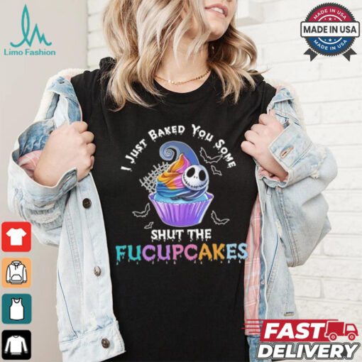 Vintage I Just Baked You Some Shut The Fucupcakes Cat Baking Shirt