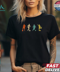 Vintage Soccer Graphic Futbol Football Soccer Player T Shirt