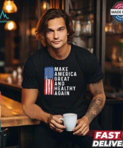 Vintage Usa Flag Make America Healthy And Great Again Maha T Shirt