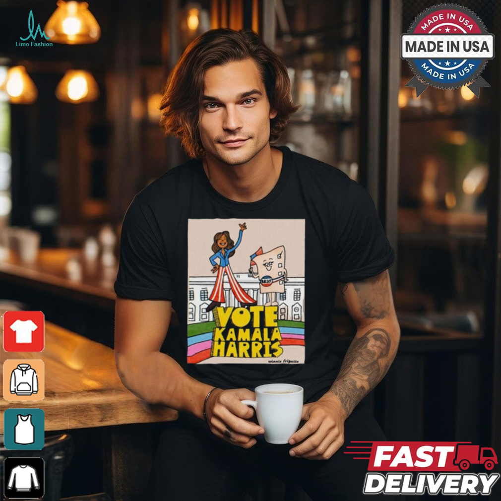 Vote Kamala Harris Winnie Fripette t shirt Vote Kamala Harris Winnie Fripette t shirt