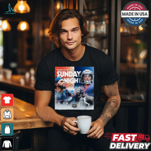 Waiting All Day For Sunday Night Chicago Bears vs Houston Texans 2024 Poster t shirt