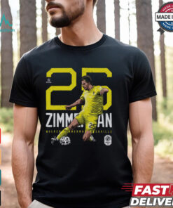 Walker Zimmerman Nashville SC Bold Number Shirt, hoodie, sweater, long sleeve and tank top Walker Zimmerman Nashville SC Bold Number Shirt