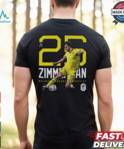 Walker Zimmerman Nashville SC Bold Number Shirt, hoodie, sweater, long sleeve and tank top Walker Zimmerman Nashville SC Bold Number Shirt