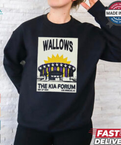 Wallows The Kia Forum In Inglewood Ca Sept 12 2024 Poster shirt