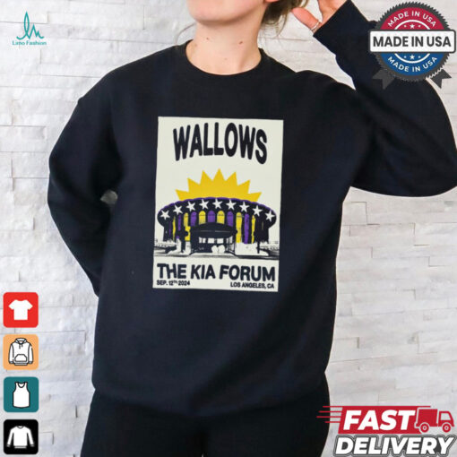 Wallows The Kia Forum In Inglewood Ca Sept 12 2024 Poster shirt