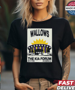 Wallows The Kia Forum In Inglewood Ca Sept 12 2024 Poster shirt