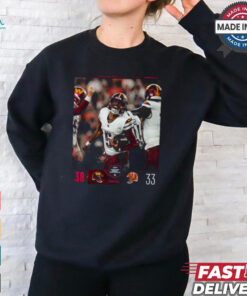 Washington Commanders Win 38 33 Bengals 2024 NFL Week 3 Game Final Score Shirt