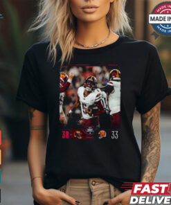Washington Commanders Win 38 33 Bengals 2024 NFL Week 3 Game Final Score Shirt