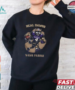 Washington Huskies 2024 Real Dawgs Wear Purple Mascot T shirt