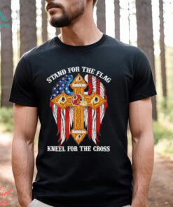 Washington Redskins Stand For The Flag Kneel For The Cross 2024 T shirt