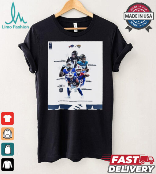 Washington, Strange, Johnson, Jones, McGovern Buffalo Bills vs Jacksonville Jaguars 09 23 2024 Made In Happy Valley Poster t shirt