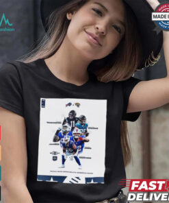 Washington, Strange, Johnson, Jones, McGovern Buffalo Bills vs Jacksonville Jaguars 09 23 2024 Made In Happy Valley Poster t shirt