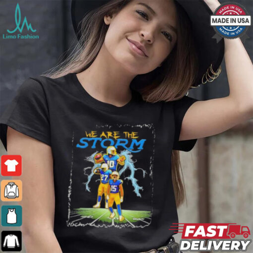 We Are The Storm Los Angeles Chargers NFL football shirt