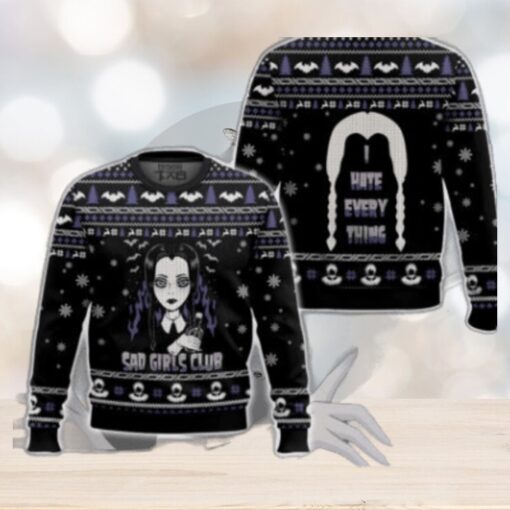 Wednesday Addams Ugly Sweater