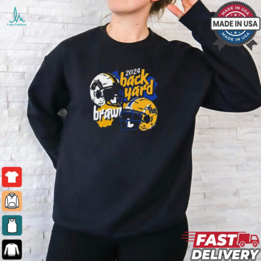 West Virginia Mountaineers vs Pitt Panthers 2024 Football Backyard Brawl shirt