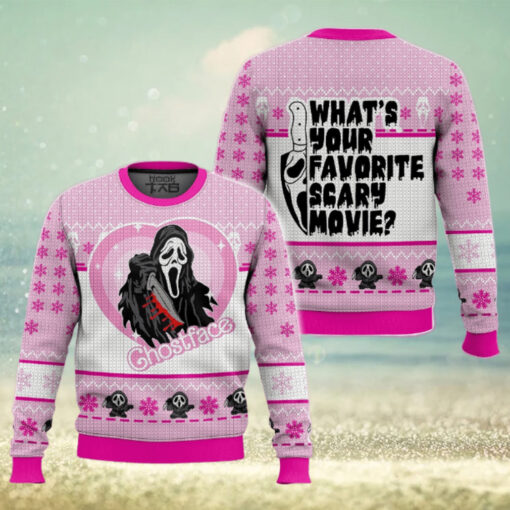 What’s Your Favorite Scary Movie Ghostface Ugly Sweater