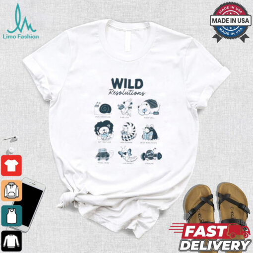 Wild Resolutions animals shirt