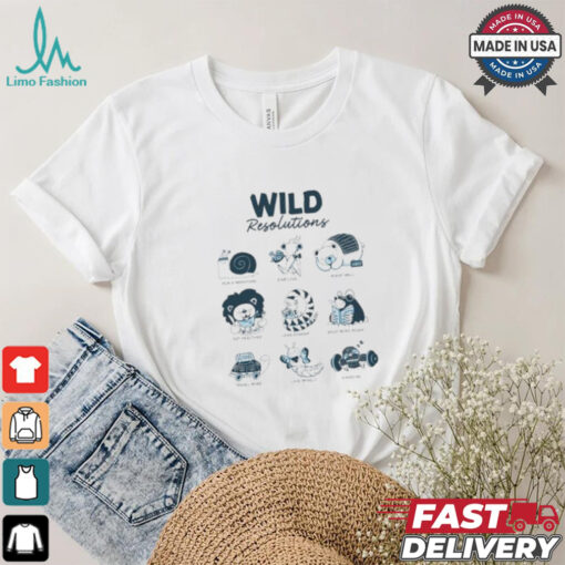 Wild Resolutions animals shirt