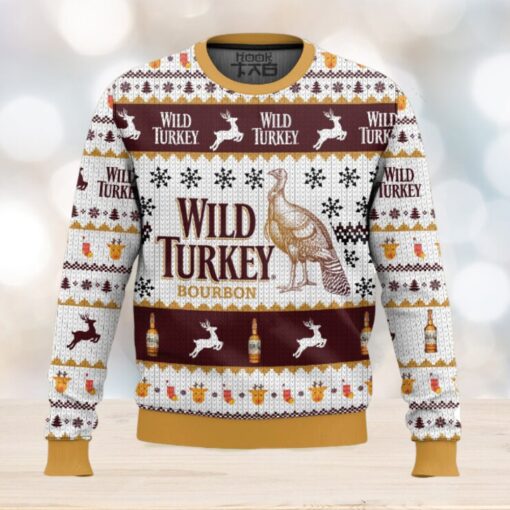 Wild Turkey Ugly Christmas Sweater