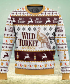 Wild Turkey Ugly Christmas Sweater