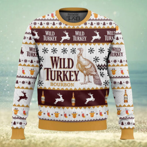 Wild Turkey Ugly Christmas Sweater