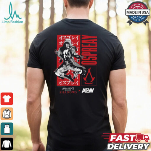 Will Ospreay Aerial Assassin   Assassin’s Creed Shadows Black Shirt