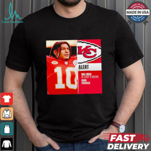 Will miss at least 6 weeks Isiah Pacheco shirt