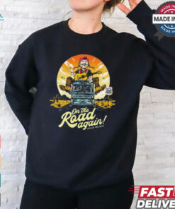 Willie Nelson On The Road Again 2024 Retro Painting t shirt