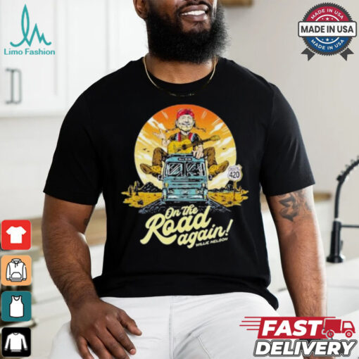 Willie Nelson On The Road Again 2024 T shirt