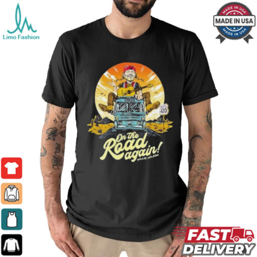Willie Nelson On The Road Again 2024 T shirt
