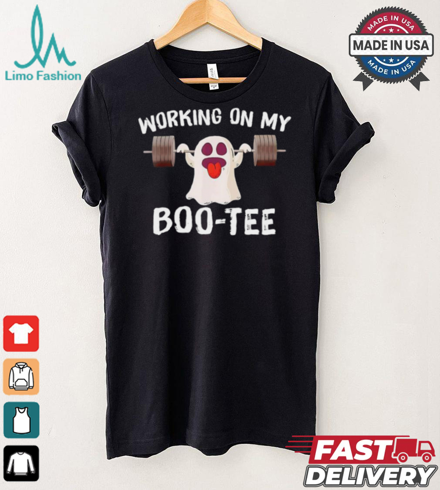 Working on my boo tee gym Halloween shirt Working on my boo tee gym Halloween shirt
