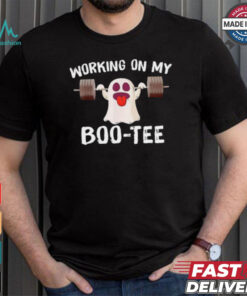 Working on my boo tee gym Halloween shirt, hoodie, sweater, long sleeve and tank top Working on my boo tee gym Halloween shirt