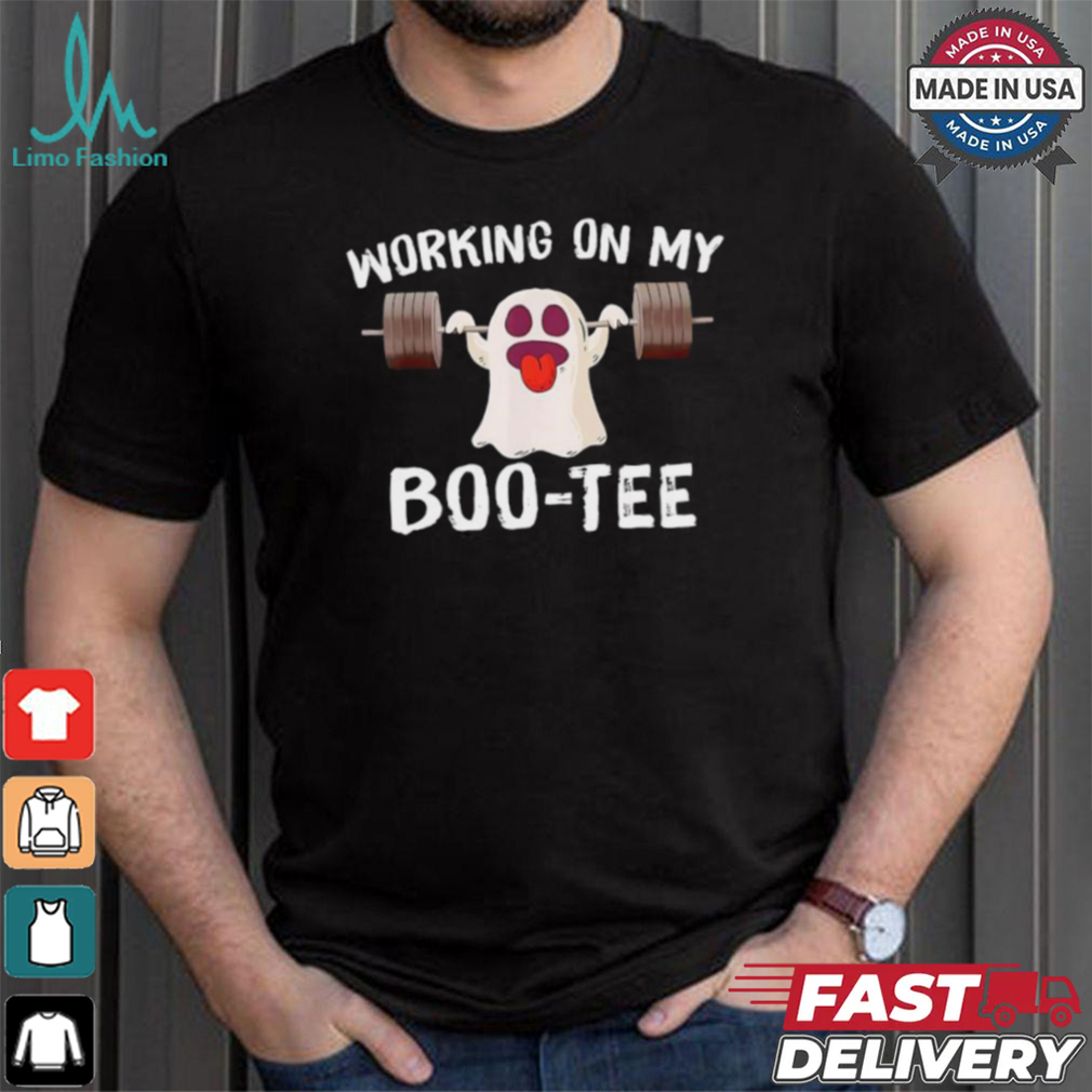 Working on my boo tee gym Halloween shirt Working on my boo tee gym Halloween shirt