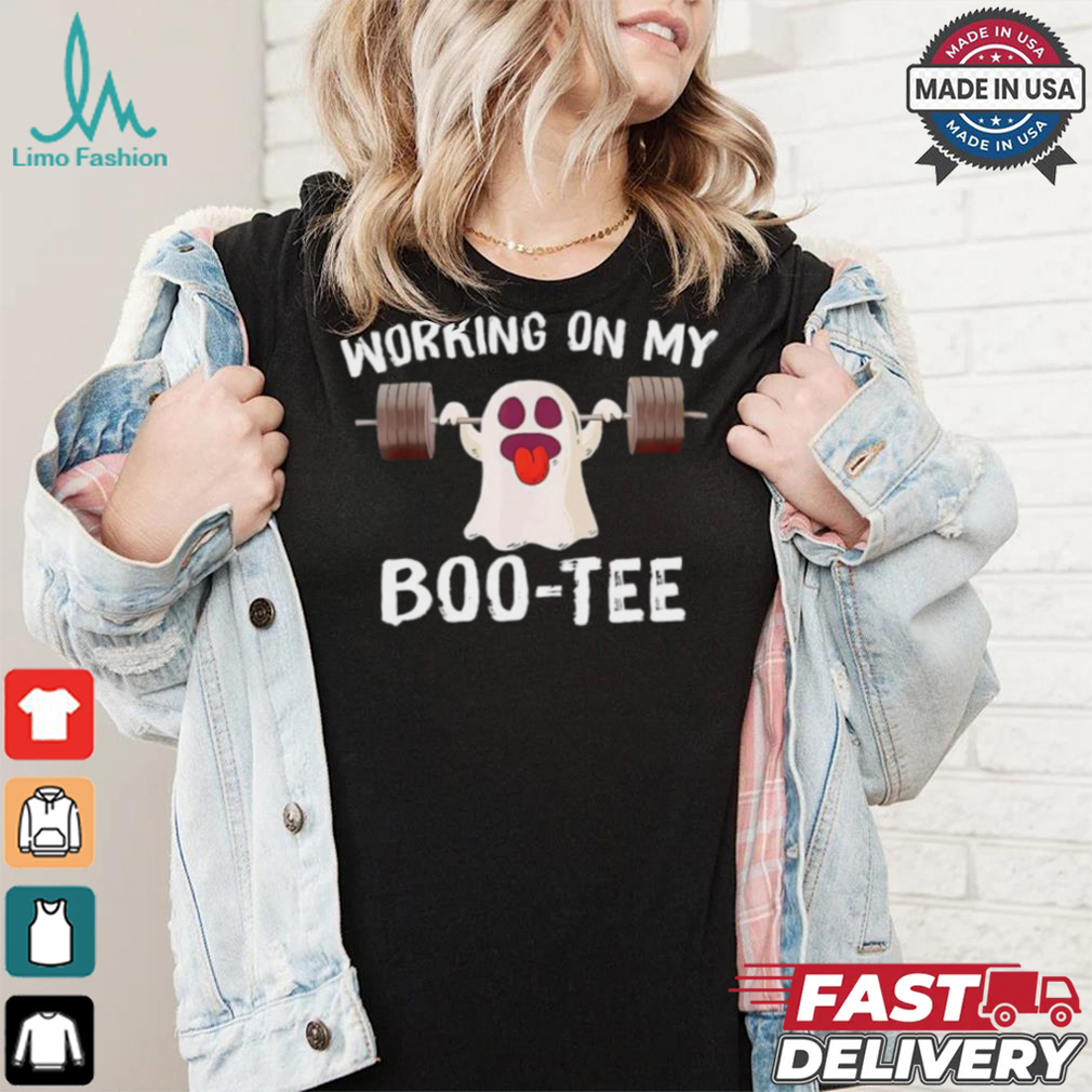 Working on my boo tee gym Halloween shirt Working on my boo tee gym Halloween shirt
