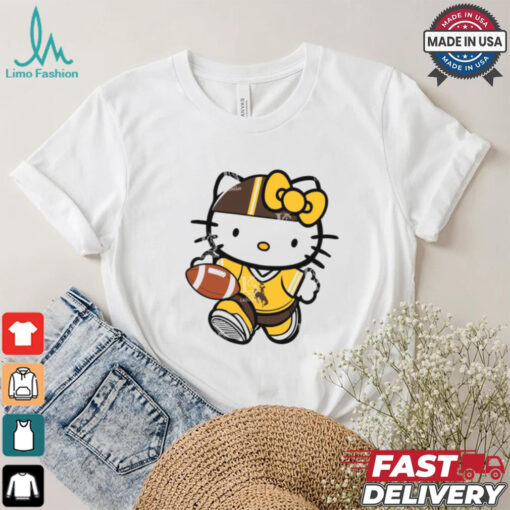 Wyoming Cowboys Cute Hello Kitty Football 9 shirt
