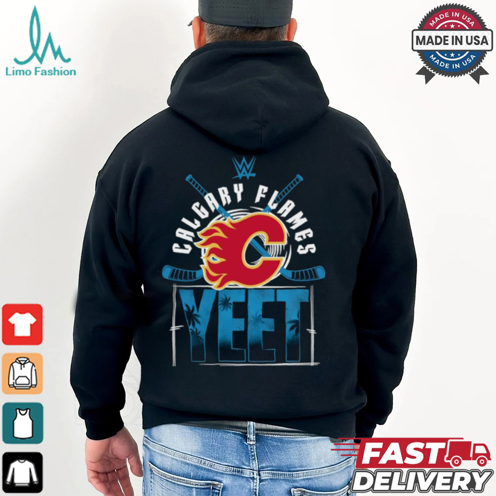 YEET Calgary Flames Hockey logo shirt YEET Calgary Flames Hockey logo shirt