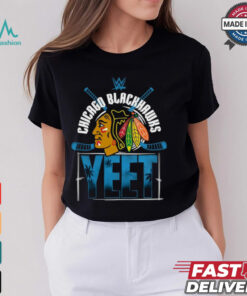 YEET Chicago Blackhawks Hockey logo shirt YEET Chicago Blackhawks Hockey logo shirt