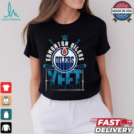 YEET Edmonton Oilers Hockey logo shirt